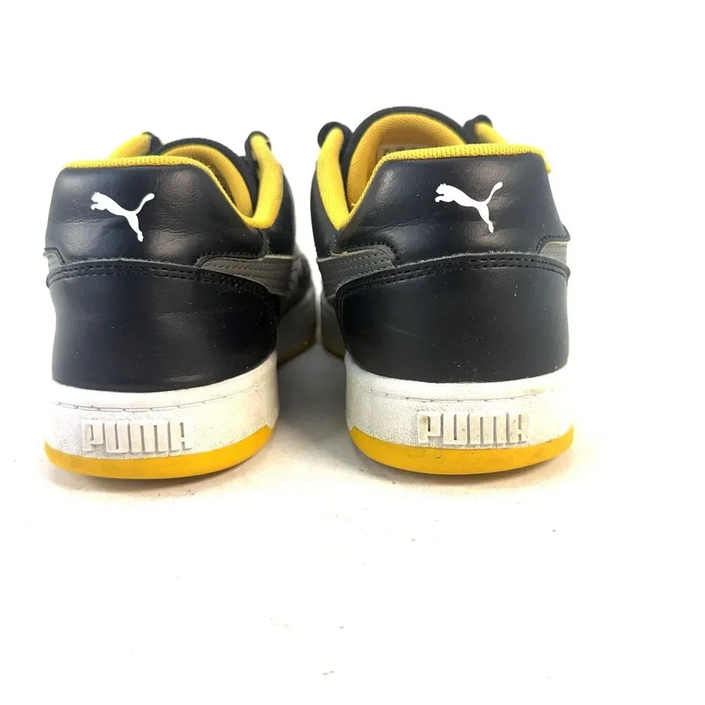 Mens Puma Porsche Legacy X Caven Shoes 8.5 308158-01 Turbo Driving Black Yellow